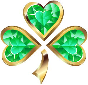 a diamond irish shamrock 